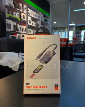 Porodo 2in1 Usb-C Card Reader Sd 4.0 Micro Sd 3.0 Super Speed