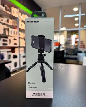 Green Lion Mini Tripod Phone Holder 360 Rotation Foam Grips Portable