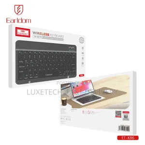 Earldom Et-Kb6 Wireless Keyboard -Laptops, Tablets, and Mobile Phones