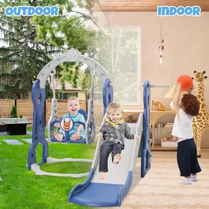 Children's Slide With Swing Indoor Outdoor