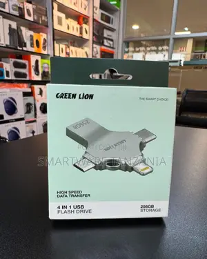 Green Lion 4in1 Usb Flash Drive 256gb Storage High Speed Multi Device