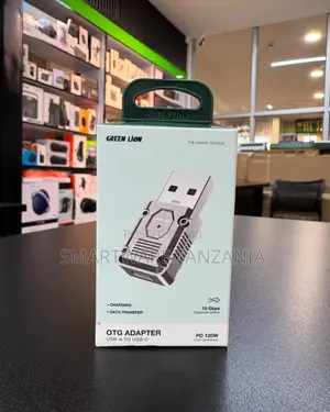 Green Lion Otg Adapter Usb-a To Usb-c 10 Gbps Data Transfer Pd 120w