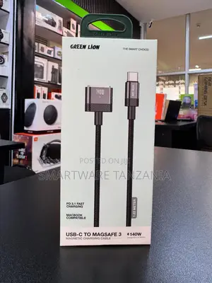 Green Lion Usb-c To Magsafe 3 Cable 140w Pd 3.1 Fast 1.83m Macbook