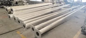 Rustproof 9.6 Meter Street Light Pole for Solar Installations