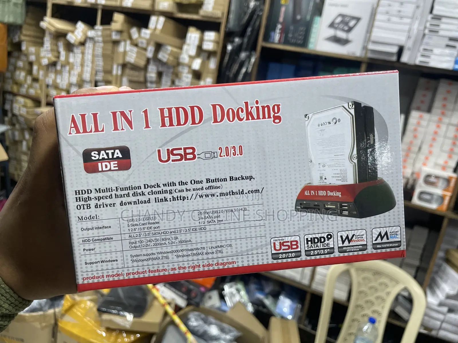 All in 1 HDD Docking Station With 2.0 Usb Speed