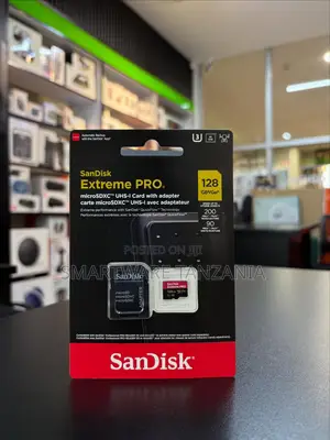 Sandisk Extreme Pro 128gb Microsdxc Uhs-I 200mb/S With Adapter