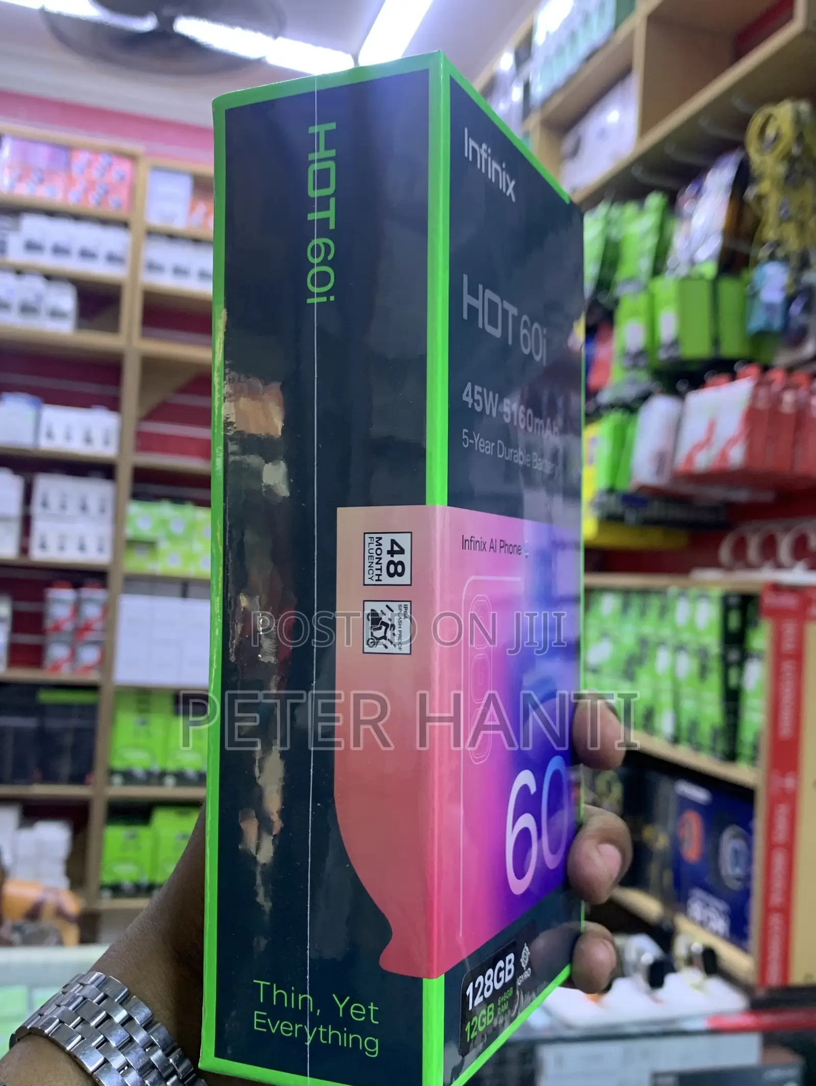 New Infinix Hot 60i 128 GB Black