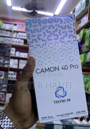 New Tecno Camon 40 Pro 256 GB Black