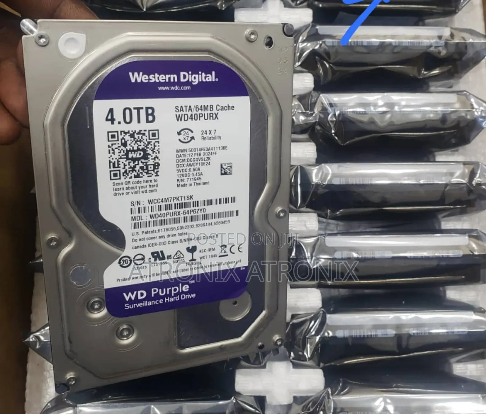 Western Digital Hard Drive 4tb