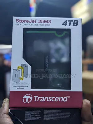 Transcend Storejet 25m3 4tb Portable Hard Drive