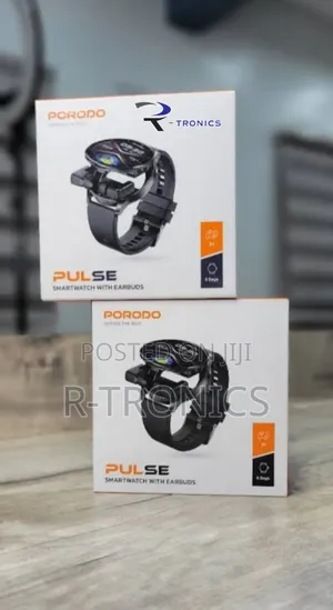 Porodo Pulse Smartwatch With Earbuds