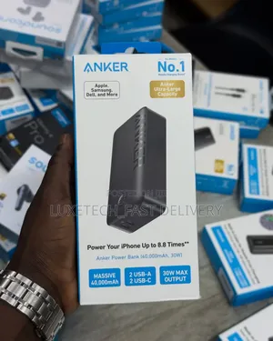 Anker Power Bank (40,000mah, 30w)
