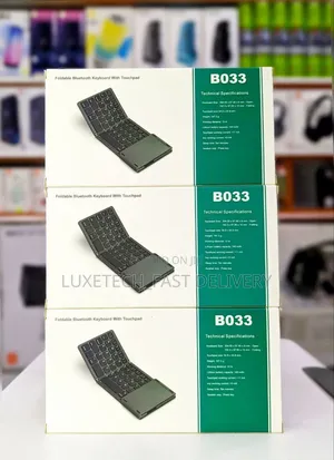 B033 Foldable Bluetooth Keyboard With Touchpad