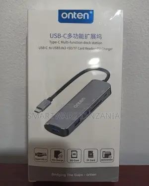 Onten Usb-C Multifunction Dock Station Hub With Sd Tf Card Reader