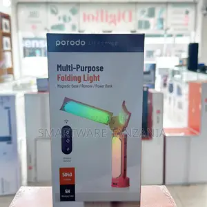 Porodo Multi-Purpose Folding Light 5040 Lumens Magnetic Remote Power