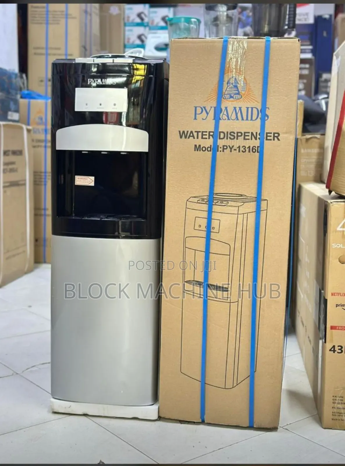 Pyramid Water Dispenser 3taps