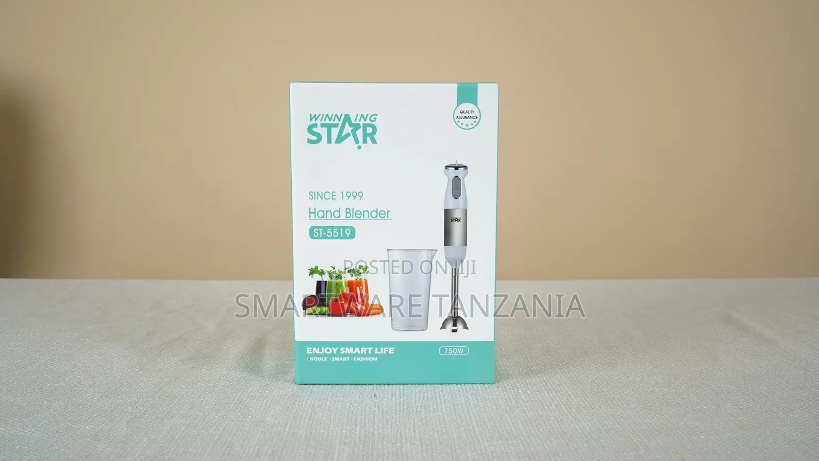 Winning Star St-5519 750w Powerful Immersion Hand Blender With Beaker