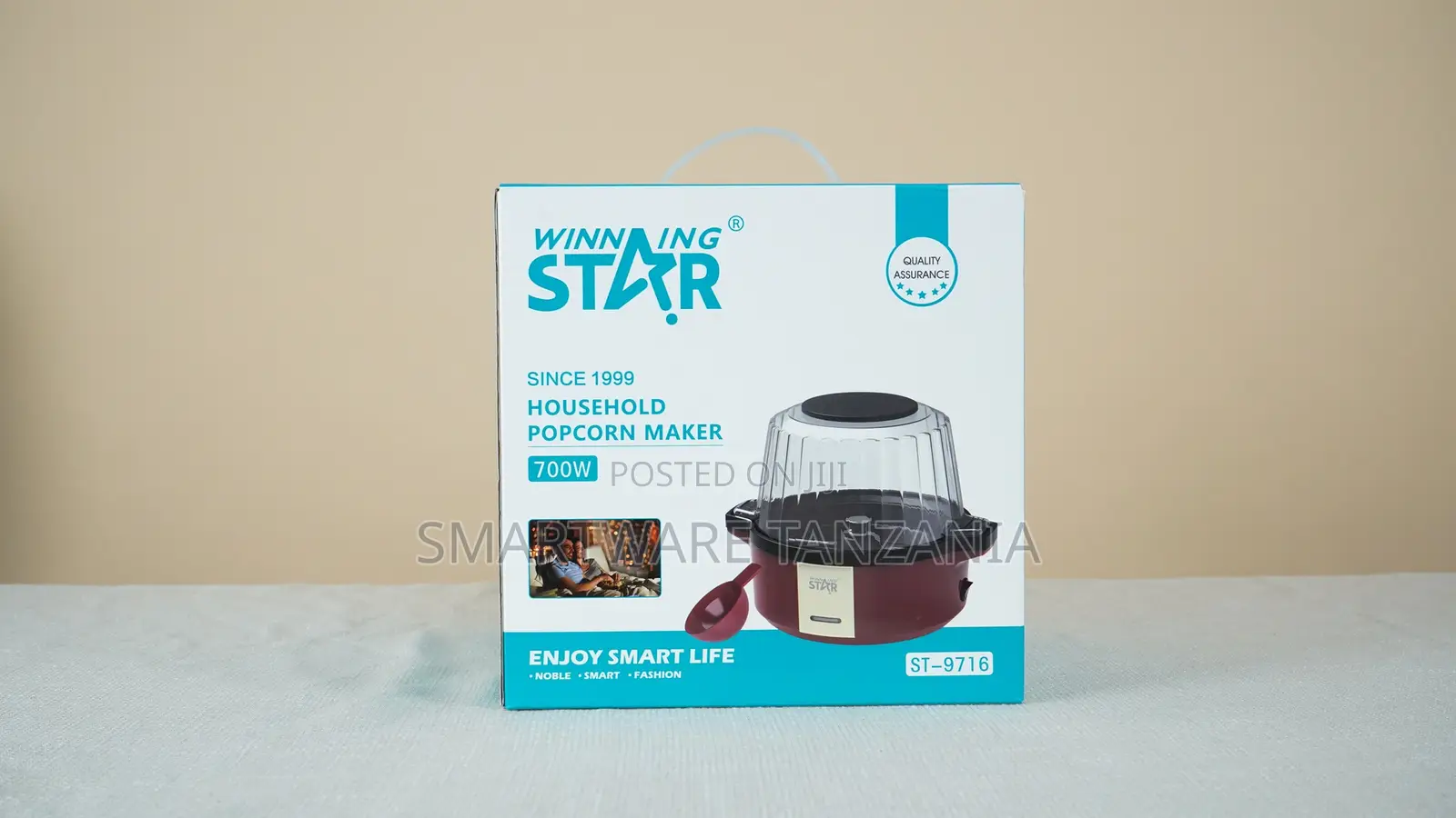 Winning Star St-9716 700w Hot Air Popcorn Maker for Healthy Snacks