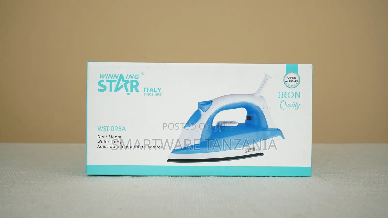 Winning Star WST-098a Steam Dry Iron With Water Spray, Blue