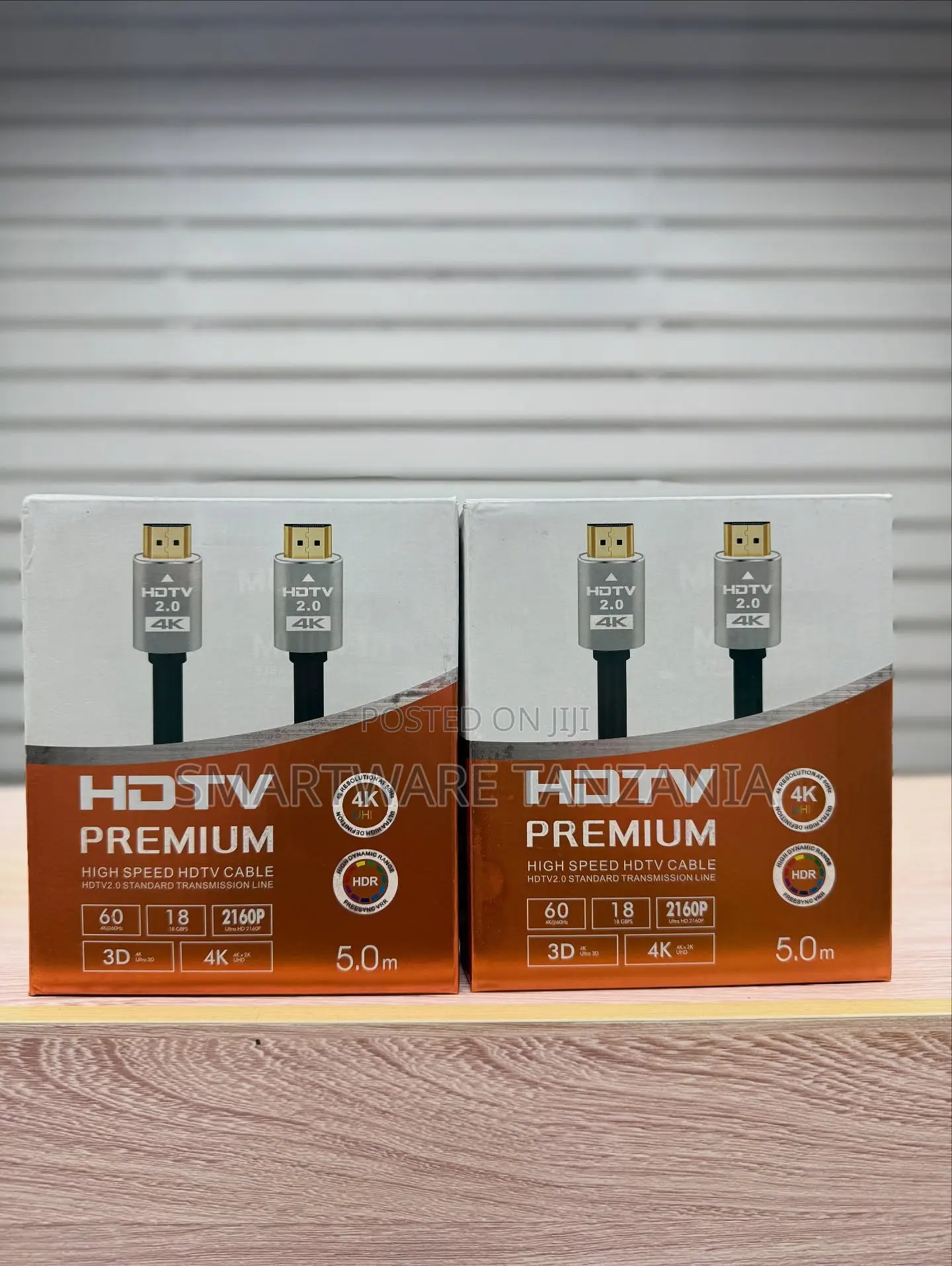Premium 5.0m High Speed HDTV 2.0 Cable | 60hz, Hdr, 18gbps