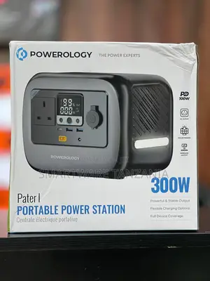 Powerology Pater I 300w Portable Power Station | 100w Pd Solar