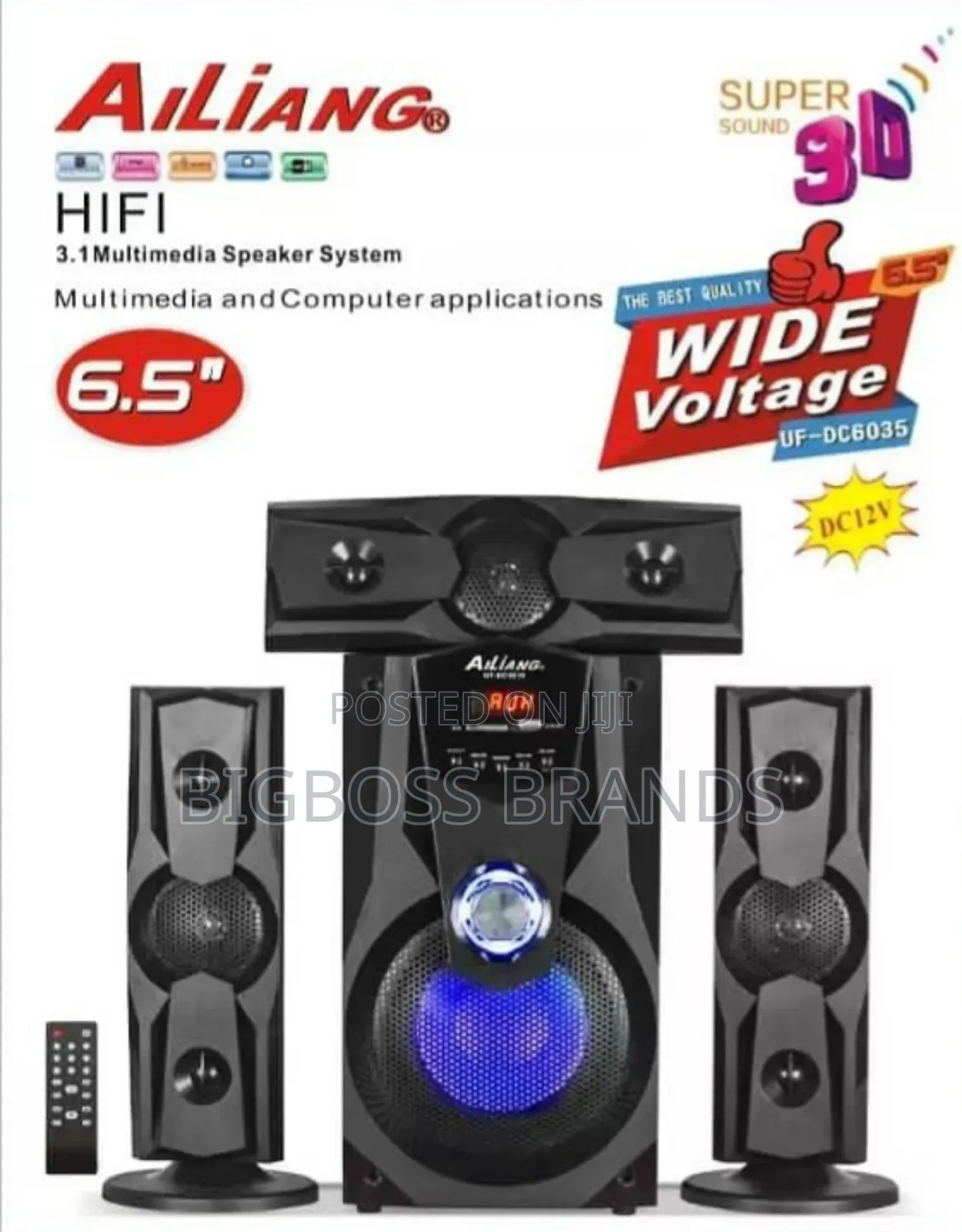 Ailiang Dc 6035 Subwoofer 3 Speakers
