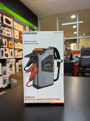 Porodo Voltboost 10000mah Compact Utility Tool With Jump Starter