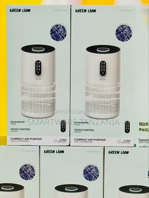 Green Lion Compact Air Purifier With 3-in-1 Filtration, Touch Control