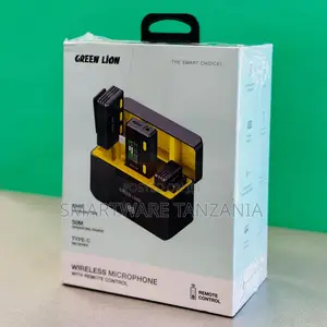 Green Lion Wireless Microphone - 8hr Battery 50m Range Type-C Remote