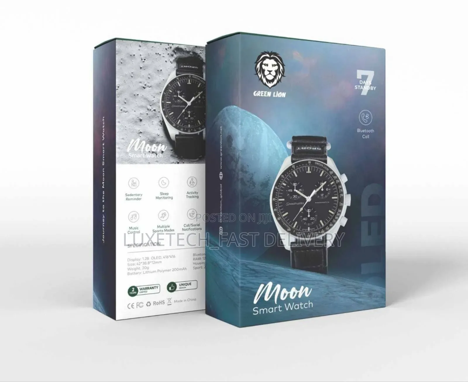 Green Lion Moon Smart Watch