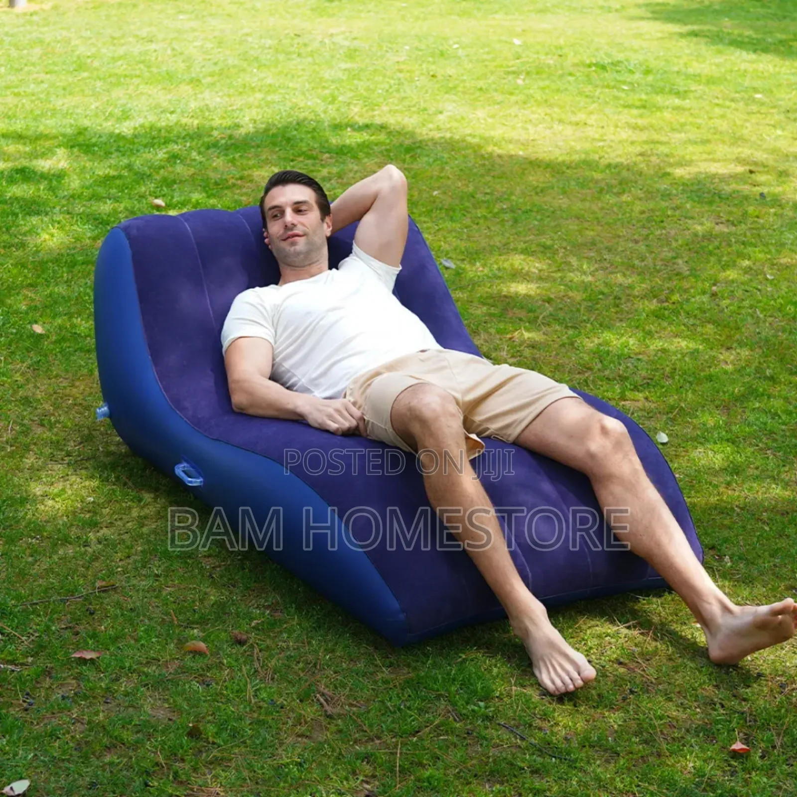 Inflatable Plush Sofa