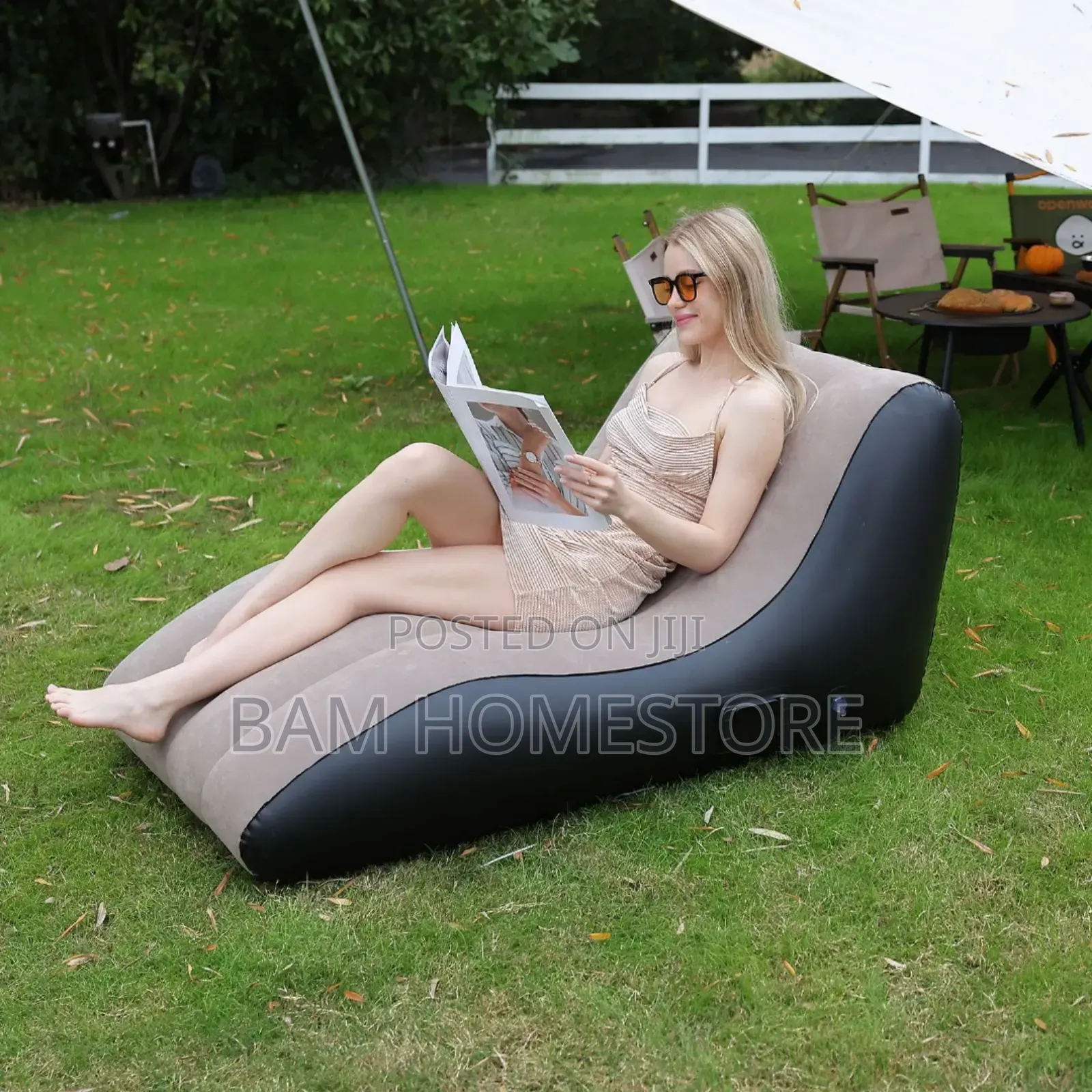 Inflatable Plush Sofa