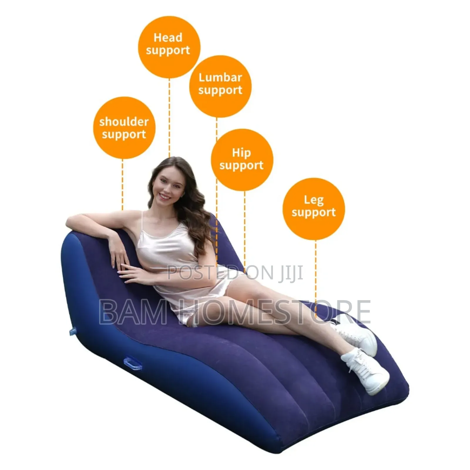 Inflatable Plush Sofa