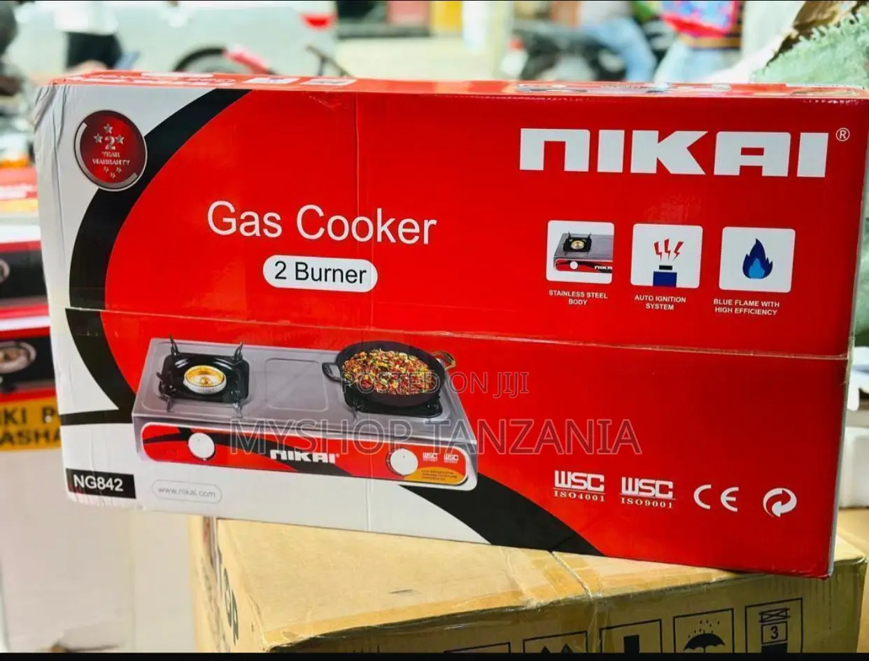 Nikai Gas Cooker 2 Burner