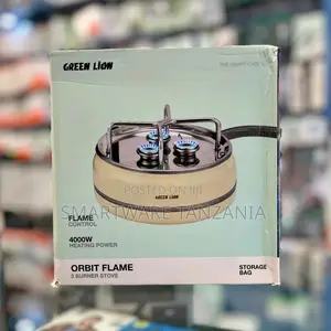 Green Lion Orbit Flame Stove - 4000w 3 Burner Portable Gas Cooker