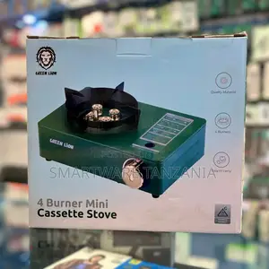 Green Lion Mini Cassette Stove - 4 Burner Portable Gas Camping Cooker