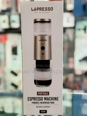 Lepresso Portable Espresso Machine 100ml Powder Nespresso Pods