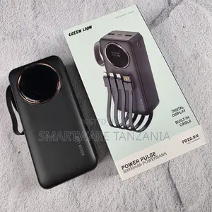 Green Lion Power Pulse 30000mah Powerbank Pd 22.5w Built-in Cable