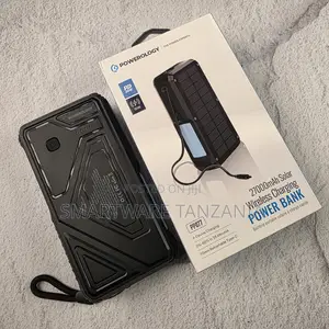 Powerology 27000mah Solar Wireless Charging Power Bank Ppd77 Pd 20w