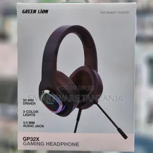 Green Lion Gp32x Gaming Headphone - 50mm Driver Rgb 3.5mm Audio Jack