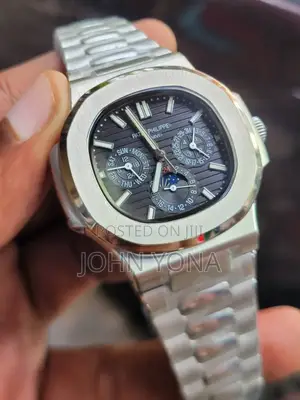 Patek Philippe Nautilus Watch With Black Dial