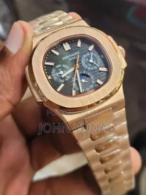 Patek Philippe Nautilus in Rose Gold With a Black Dial