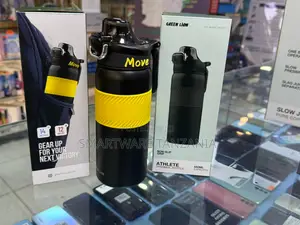 Green Lion Move Athlete Thermal Bottle 550ml Non-slip Yellow