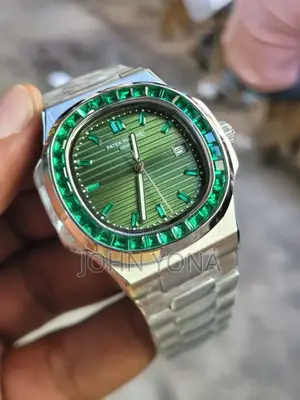 Patek Philippe Nautilus 5711 With Custom Green Emerald Bezel and Dial