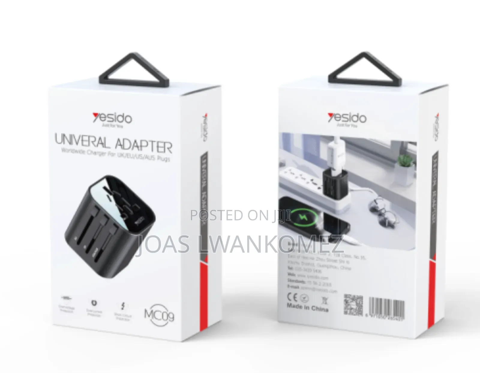 Universal Wall Adapter(Yesido)