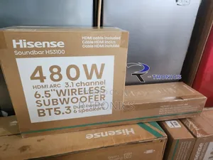 Hisense 3.1 Channel 480w Bluetooth Soundbar With Wireless Subwoofer