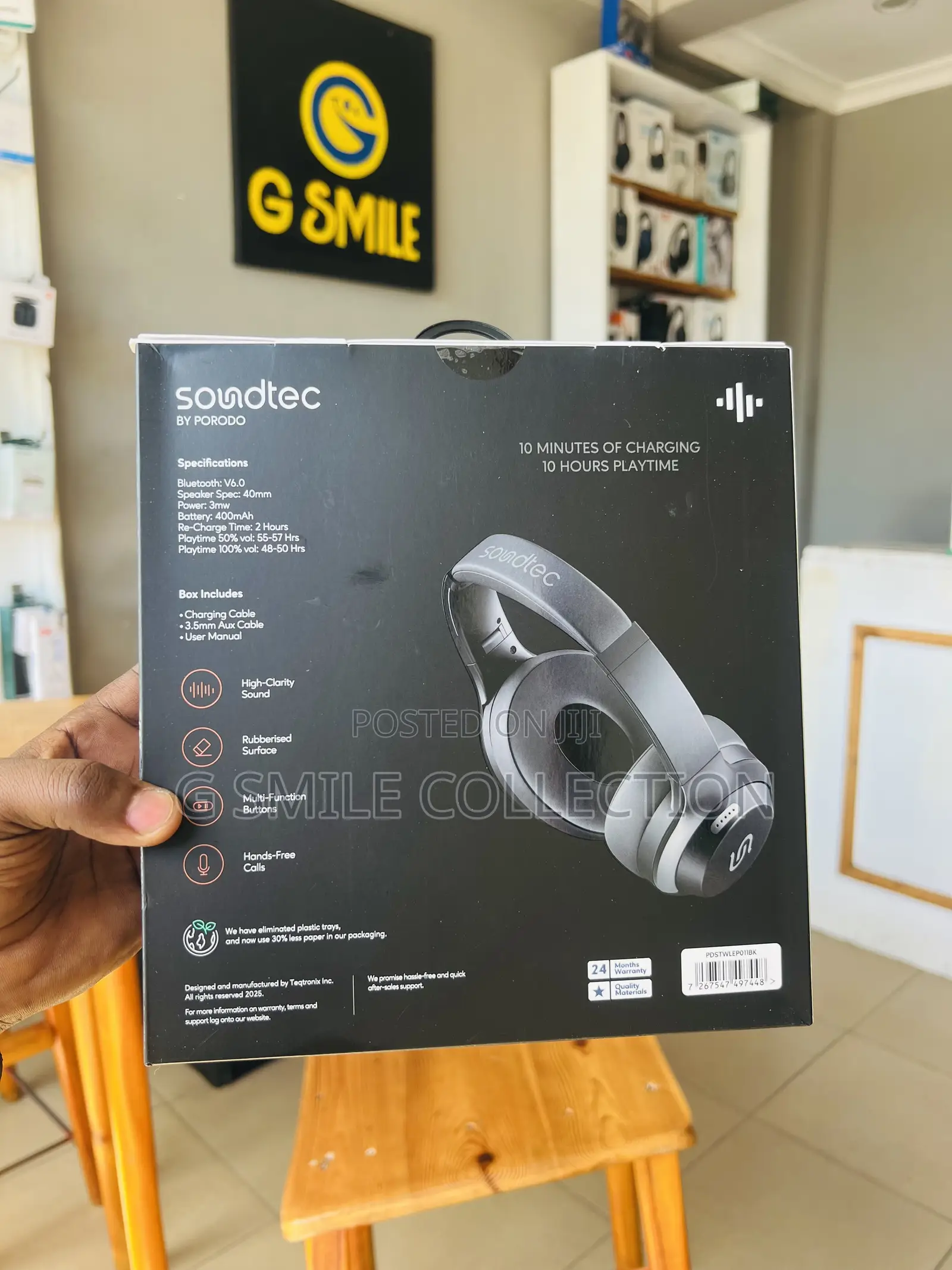 Porodo Soundtec Eclipse Wireless Headphones