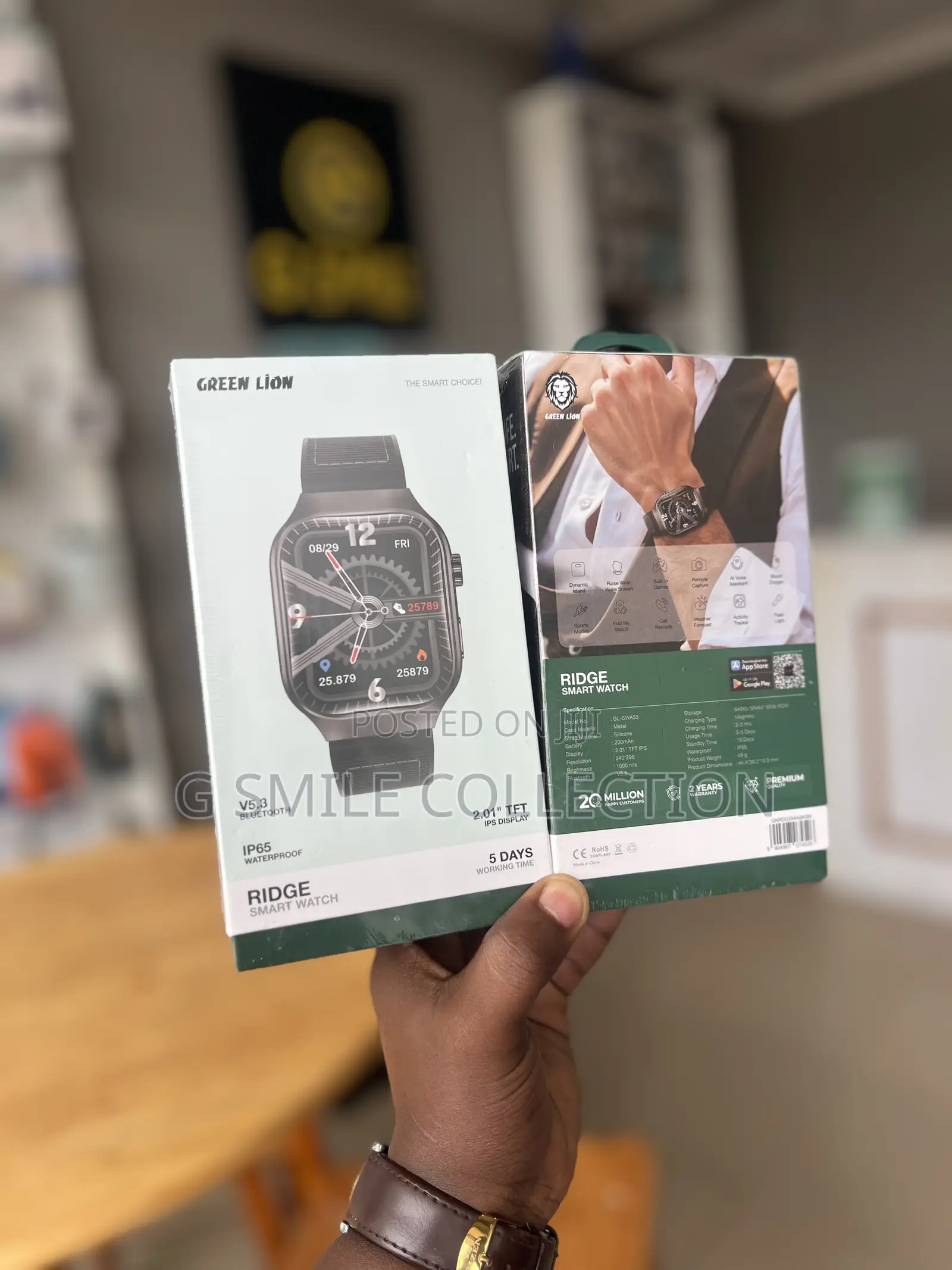 Green Lion Ridge Smart Watch