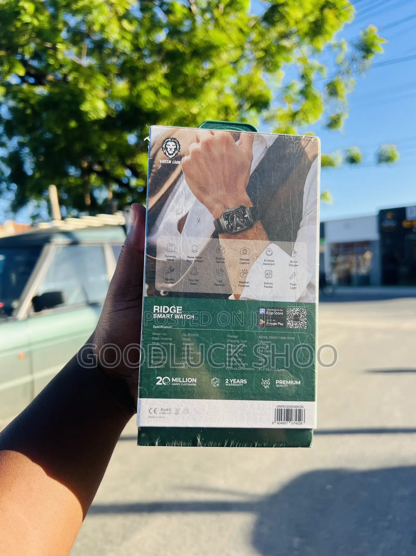 Green Lion Ridge Smartwatch