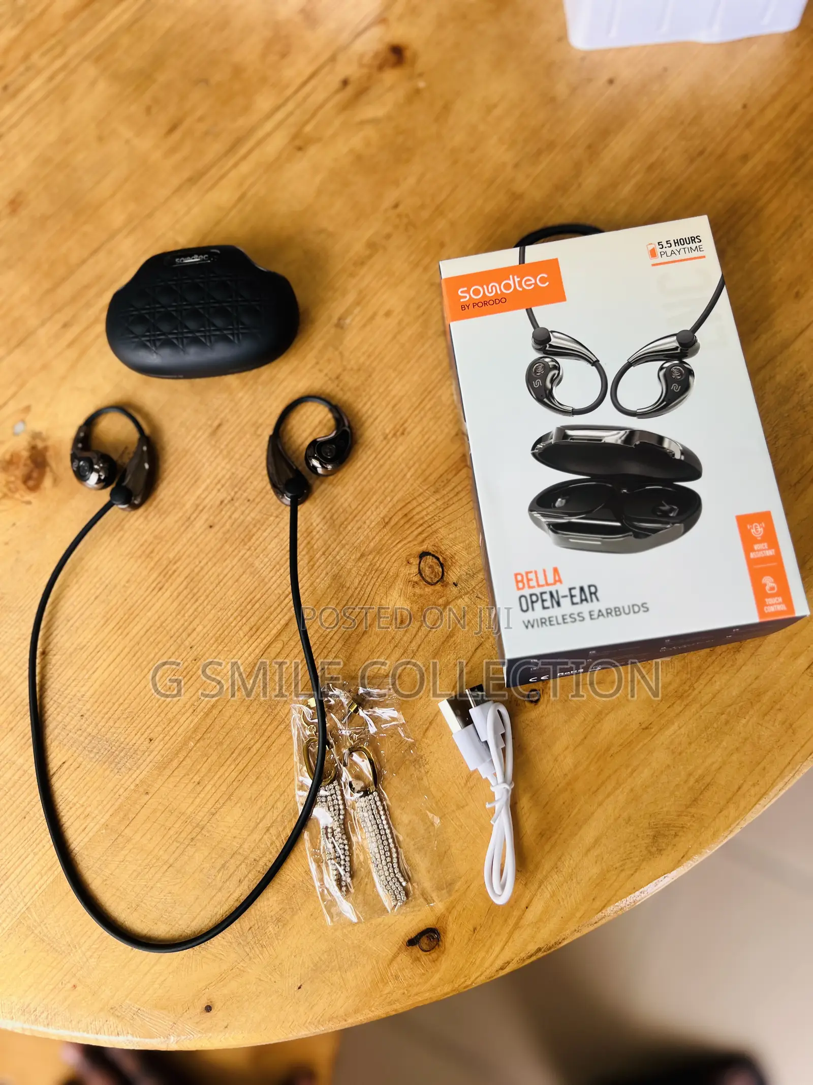 Porodo Soundtec Bella Open-Ear Wireless Earbuds